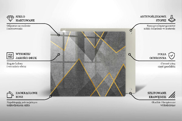 Ceranfeld schutz Scharfe Formen