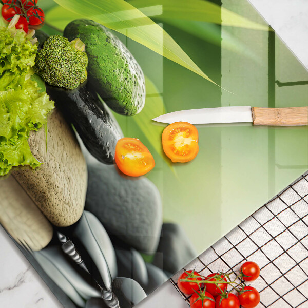 Ceranfeld schutz Zen-Bambussteine