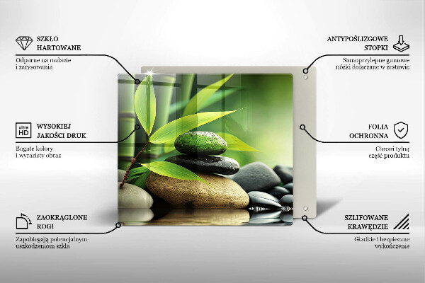 Ceranfeld schutz Zen-Bambussteine
