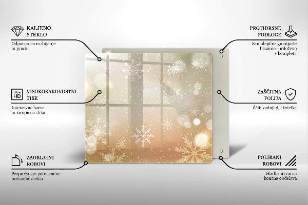 Ceranfeld schutz Schneeflocken
