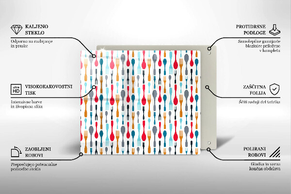 Ceranfeld schutz Löffelillustration