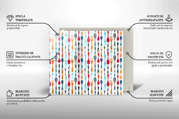 Ceranfeld schutz Löffelillustration