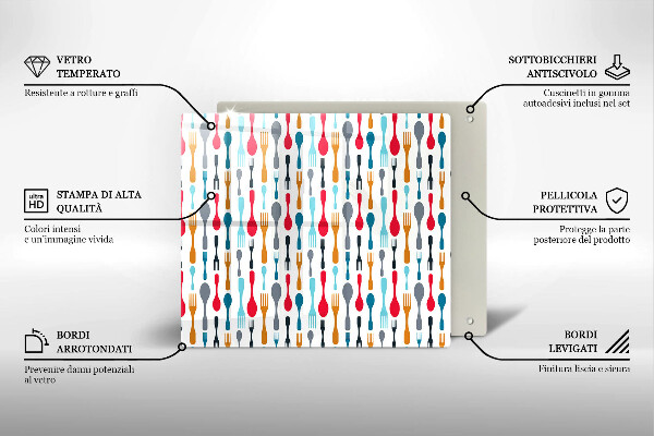 Ceranfeld schutz Löffelillustration