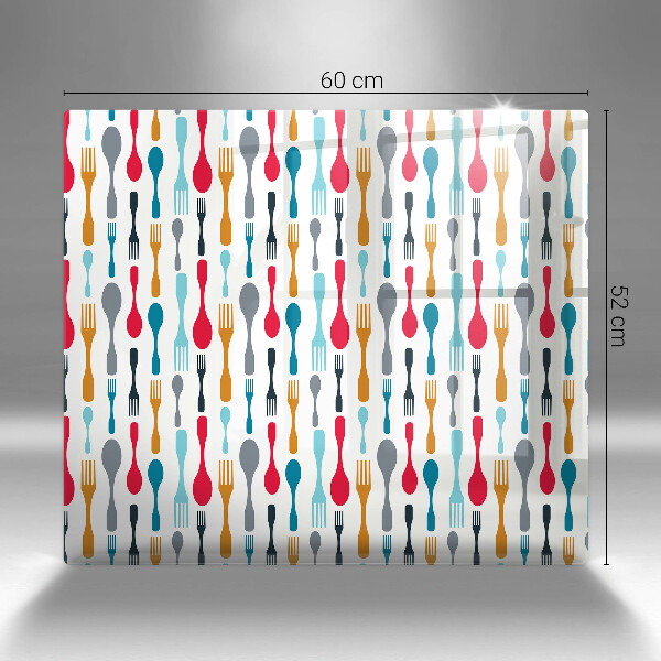 Ceranfeld schutz Löffelillustration