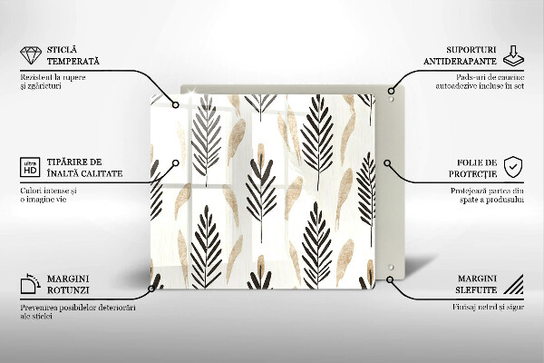 Ceranfeld schutz Boho-Pflanzen