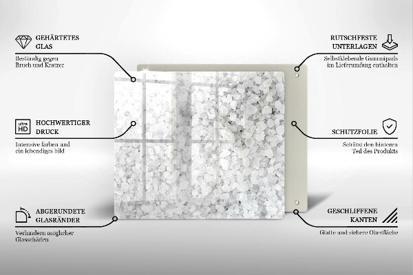 Ceranfeld schutz Salzkristalle