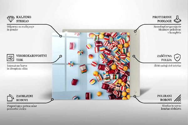 Ceranfeld schutz Bunte Bonbons