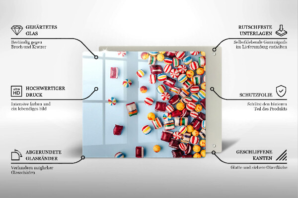 Ceranfeld schutz Bunte Bonbons