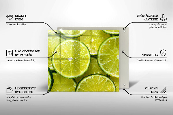 Ceranfeld schutz Limettenscheiben
