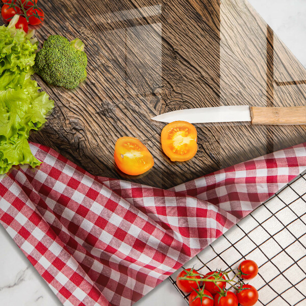 Herdplattenabdeckung Holztisch