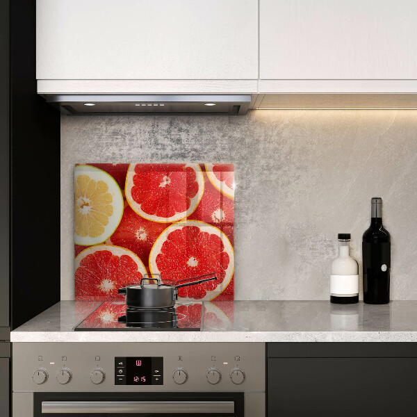 Herdplattenabdeckung Grapefruitscheiben