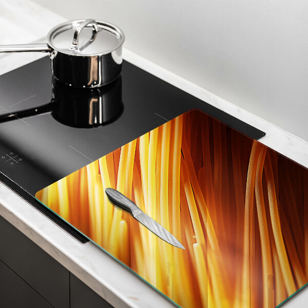 Herdplattenabdeckung Spaghetti-Nudeln