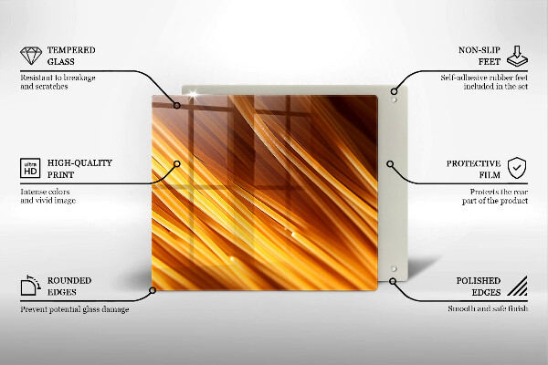 Herdplattenabdeckung Spaghetti-Nudeln