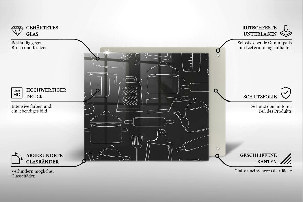 Herdplattenabdeckung Cartoon-Küchenzubehör