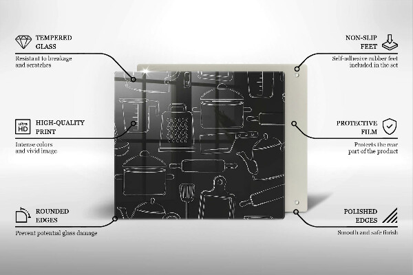 Herdplattenabdeckung Cartoon-Küchenzubehör