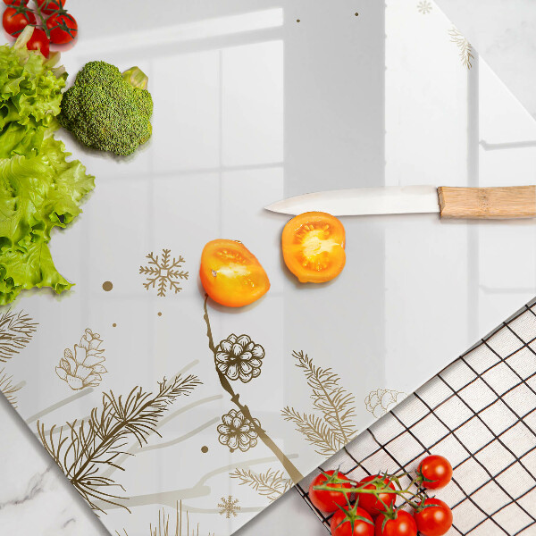 Herdplattenabdeckung Winterdekorationen