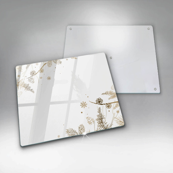 Herdplattenabdeckung Winterdekorationen