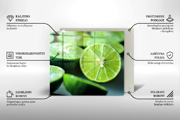 Ceranfeld schutz Limetten-Zitrusfrüchte