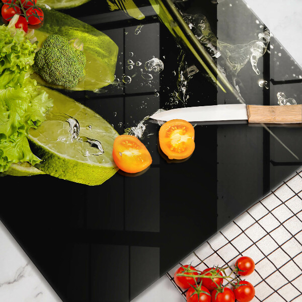 Ceranfeld schutz Limetten im Wasser