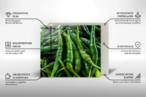 Ceranfeld schutz Erbsenschoten