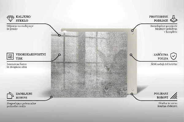 Ceranfeld schutz Betonstruktur