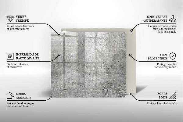 Ceranfeld schutz Betonstruktur