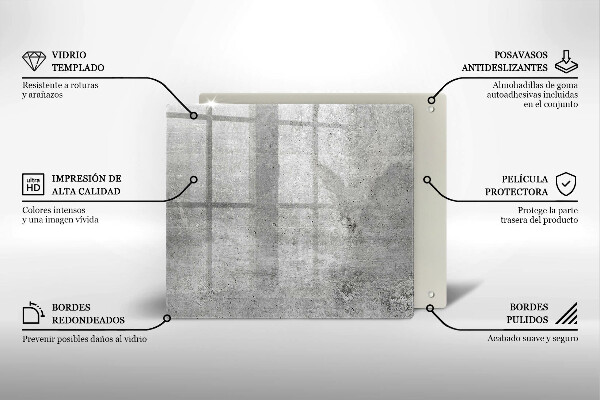 Ceranfeld schutz Betonstruktur