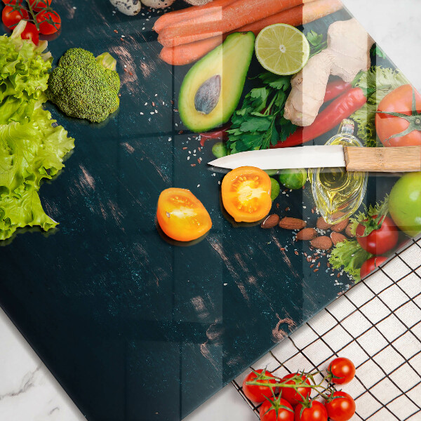 Ceranfeld schutz Früchte und Gemüse