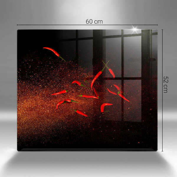 Ceranfeld schutz Scharfe Chilischoten