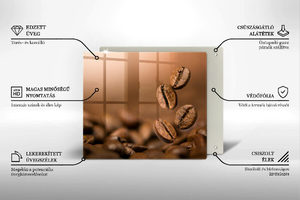 Ceranfeld schutz Kaffeebohnen