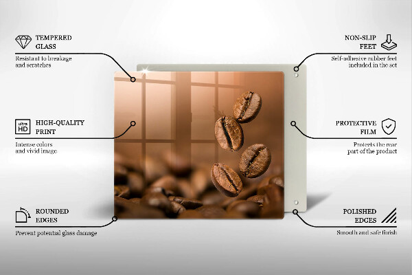 Ceranfeld schutz Kaffeebohnen