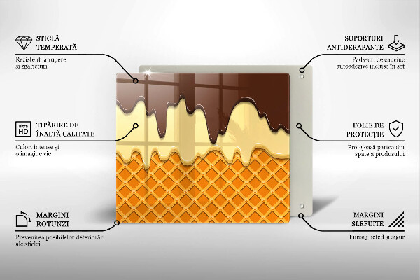 Ceranfeld schutz Eistüte-Illustration