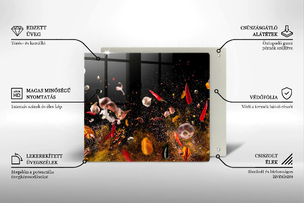 Ceranfeld schutz Scharfe Gewürze