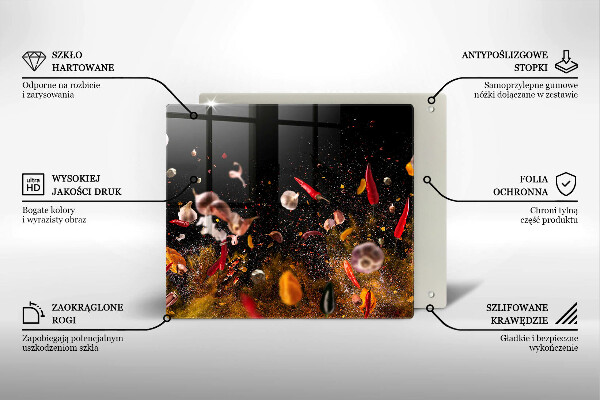 Ceranfeld schutz Scharfe Gewürze