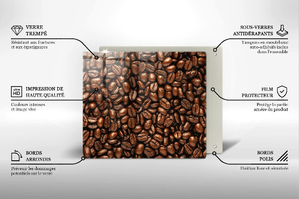 Ceranfeld schutz Kaffeebohnen