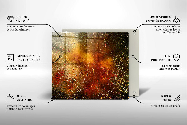 Ceranfeld schutz Bunte Gewürze