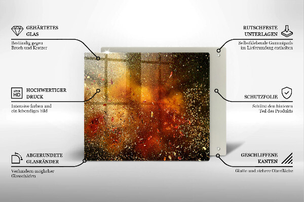 Ceranfeld schutz Bunte Gewürze
