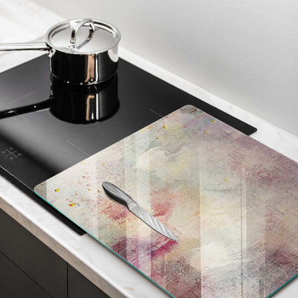 Herdplattenabdeckung Malen Sie den Texturhintergrund