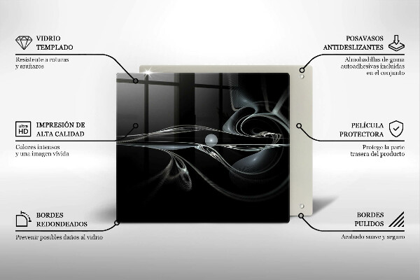 Herdplattenabdeckung Moderne Abstraktion