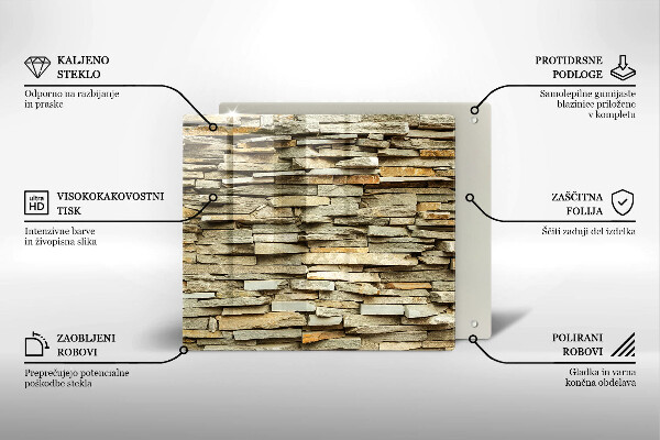 Herdplattenabdeckung Dekorative Steine
