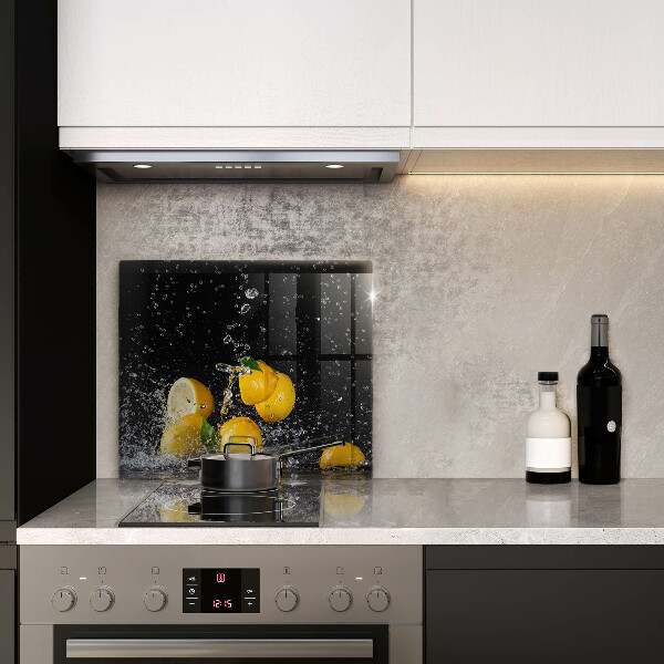 Herdplattenabdeckung Saftige Zitronenfrüchte