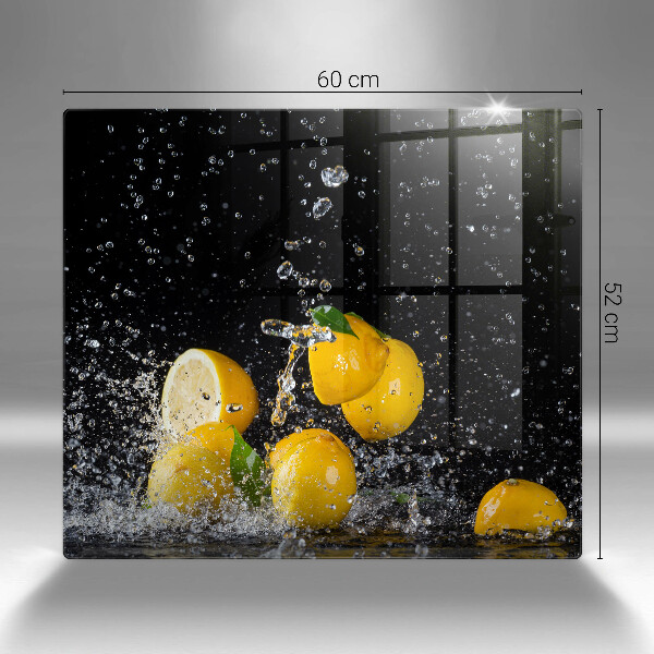 Herdplattenabdeckung Saftige Zitronenfrüchte