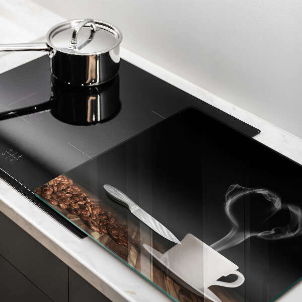 Herdplattenabdeckung Kaffeetasse-Herz