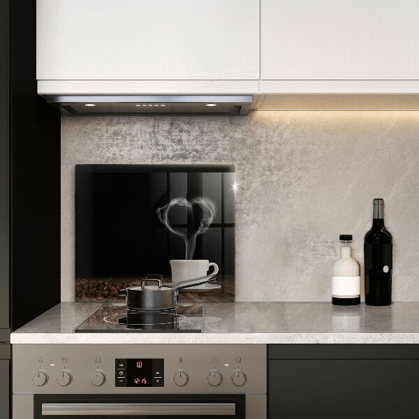 Herdplattenabdeckung Kaffeetasse-Herz