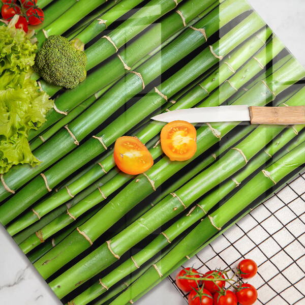 Herdplattenabdeckung Naturbambus