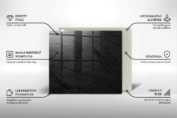 Ceranfeld schutz Steinstruktur