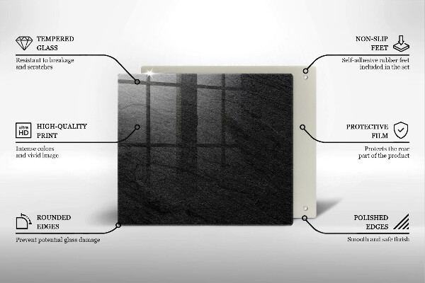 Ceranfeld schutz Steinstruktur