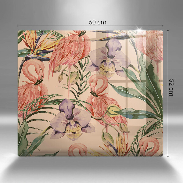 Ceranfeld schutz Flamingos-Illustration