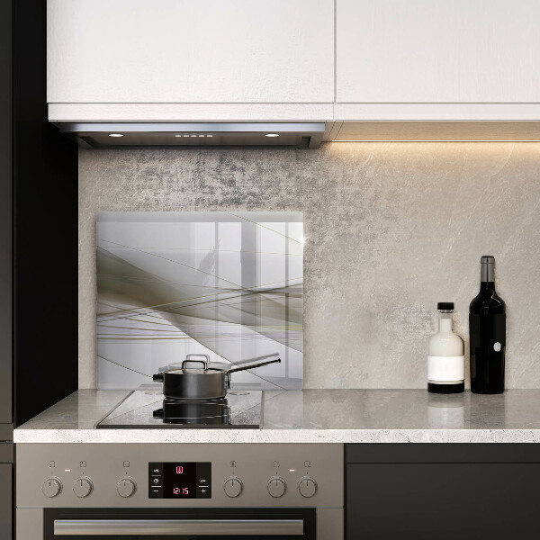 Herdplattenabdeckung Abstraktes Liniendesign