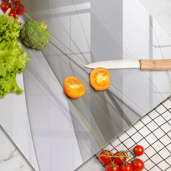 Herdplattenabdeckung Abstraktes Liniendesign